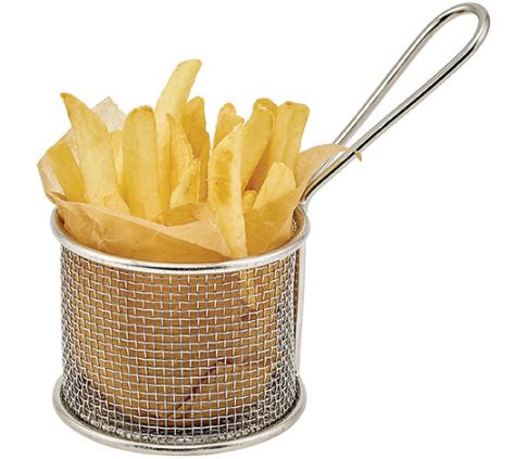 Mini Serving Basket-18/8 stainless steel , Dishwasher safe