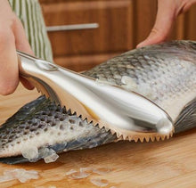 Load image into Gallery viewer, FSP-9 ;  9-1/2″ Fish Scaler, Stainless Steel   Stainless steel NSF listed