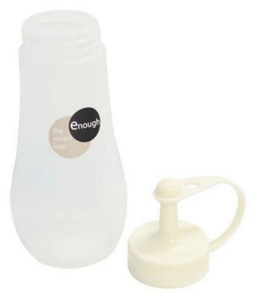 JAPANESE WARE-Japanese Squeeze Bottle Vinegar Pot w/White Cap 8oz