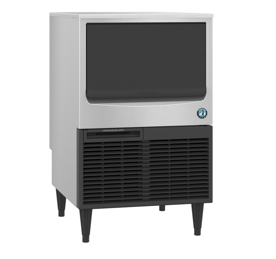 KM-116BAJ - 125lbs/day Undercounter Crescent Cuber Ice Maker w/ 53lbs Bin