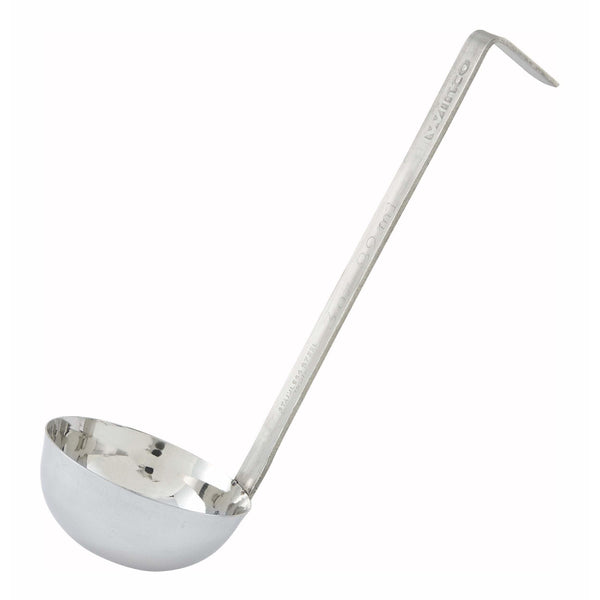 Ladle, 4 Ounce, Two-Piece, Short Handle, stainless steel