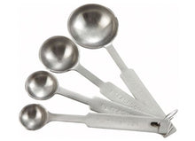 Load image into Gallery viewer, MSPD-4X : Measuring Spoon Set, 4-piece, Deluxe, Stainless Steel