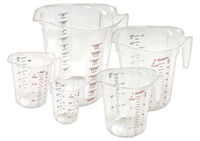 Load image into Gallery viewer, PMCP SET-25, 50, 100, 200, 400 Polycarbonate Measuring Cup with Color Graduations