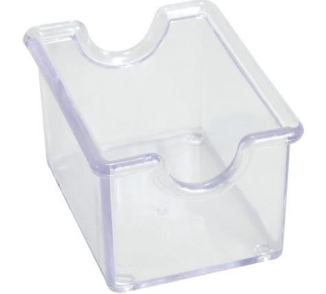 Sugar Packet Holder, Plastic 3-1/2″ L x 2-1/2″ W x 2″ H NSF listed