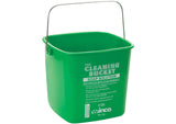 PPL-3G Cleaning Bucket   Green pail for soap solution Red pail for sanitizing solution Not for use with food products