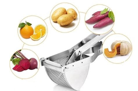 PR-16 ; Potato Ricer, Square, Stainless Steel