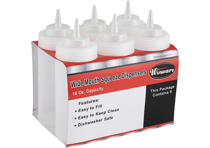 PSW-24Y Wide-Mouth Squeeze Bottles