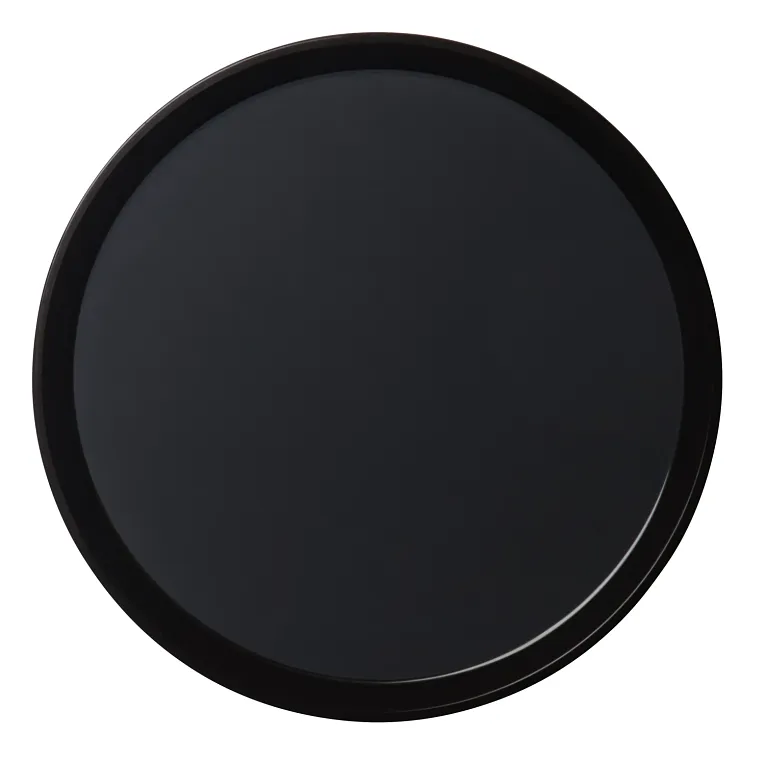 PT1400110 - 14'' Round Tray  Non Slip Black