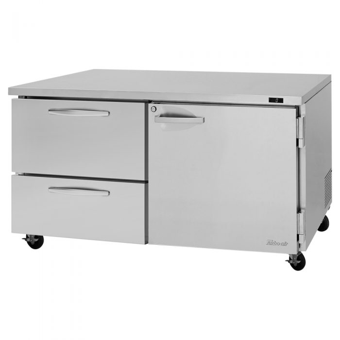 PUF-60-D2R(L)-N - 60-1/4" 2 Drawer 1 Door Undercounter Freezer
