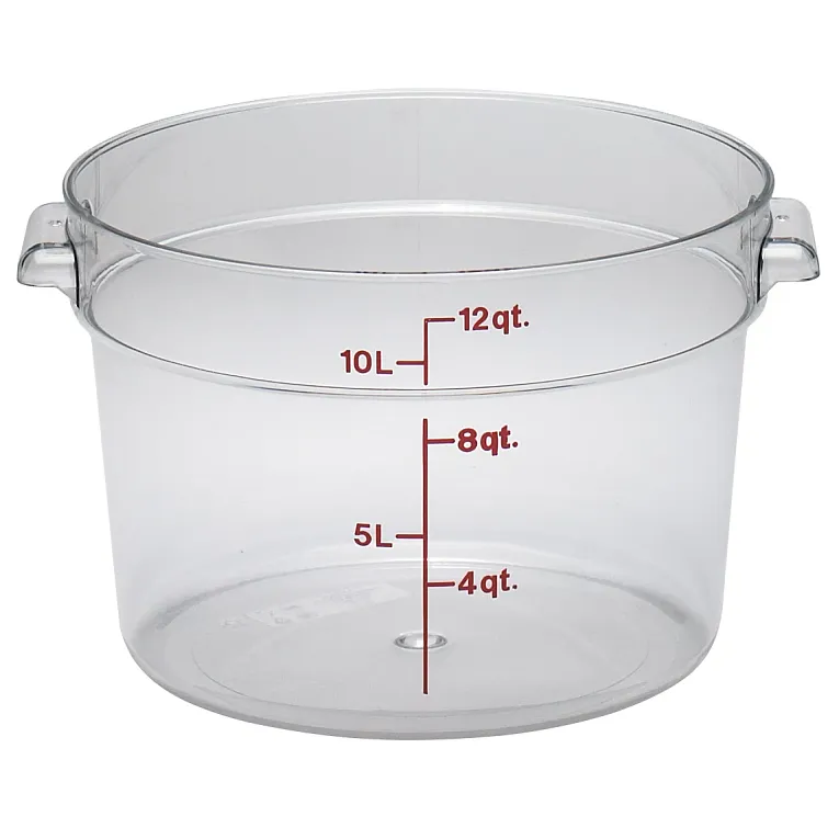 RFSCW12135 - Round Food Storage Container, Clear, 12Qt