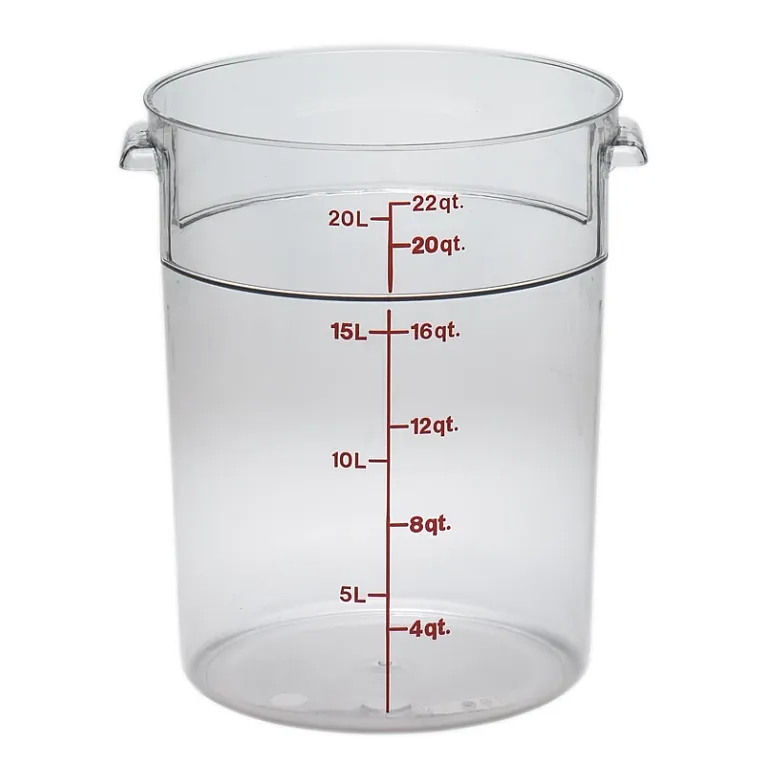 RFSCW22135 - Round Food Storage Container, Clear, 22Qt