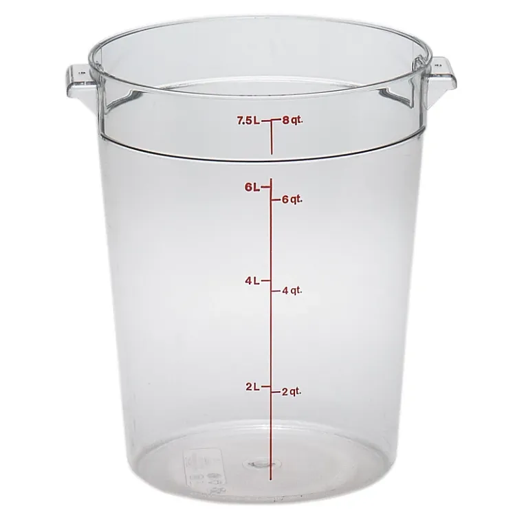 RFSCW8135 - Round Food Storage Container, Clear, 8Qt