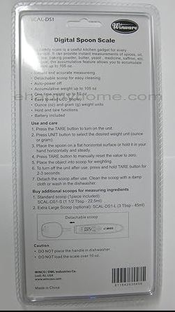 SCAL-DS1-Winware Digital Spoon Scale Weight And Measure