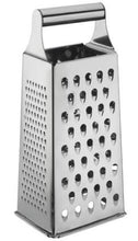 Load image into Gallery viewer, Tapered Box Grater 4″ x 3″ x 9″ Stainless steel