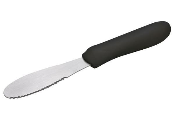 TKP-31 Sandwich Spreader, Black Polypropylene Handle, 3-5/8″ x 1-1/4″ Blade   Stainless steel, satin finish blade