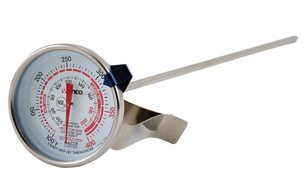 TMT-CDF3-2" DEEP FRYER/CANDY THERMOMETER