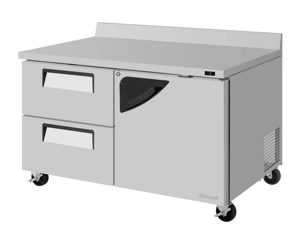 TWF-60SD-D2R-N - 60-1/4" 1 Door 2 Drawer Worktop Freezer