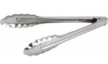 Load image into Gallery viewer, UT-12LT ; Stainless Steel Utility Tongs, Medium Weight   Coiled spring 0.6mm thick stainless steel