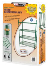 Load image into Gallery viewer, VEXS-2448 ;  4-Tier Wire Shelving Set, Epoxy-Coated