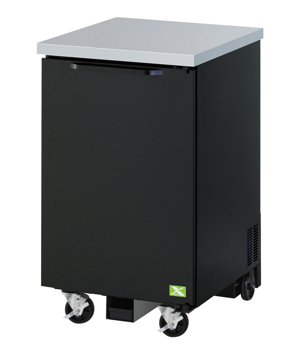 XBB-1SB-N6 - 1 Door Back Bar - Black (24")