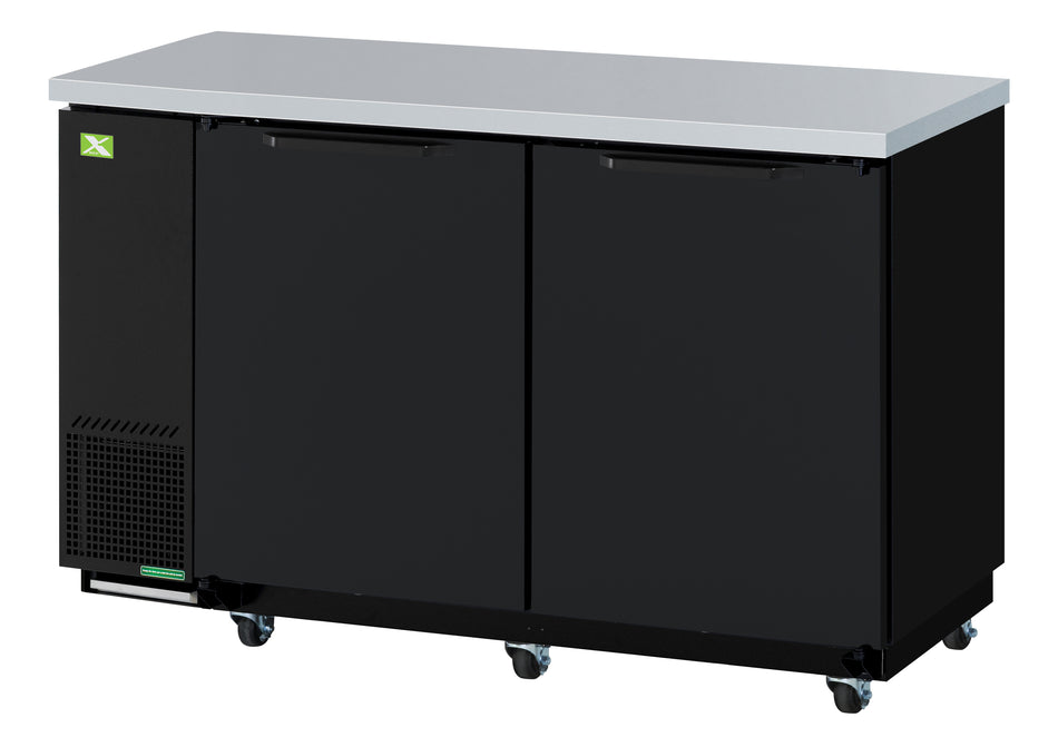 XBB-24-60SB-N6 - Narrow Back Bar - 60"(L) Black