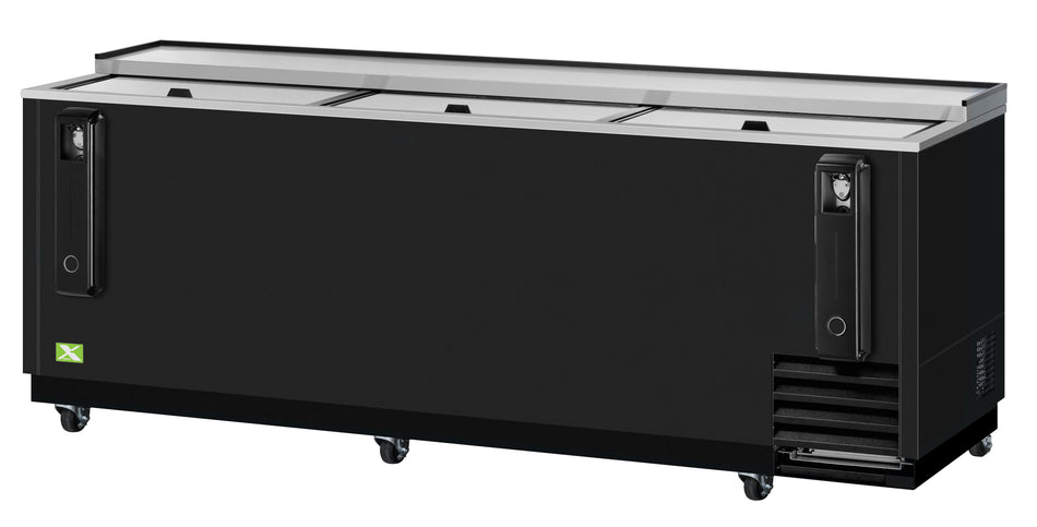 XBC-95SB-N - 3 Lid Bottle Cooler - Black
