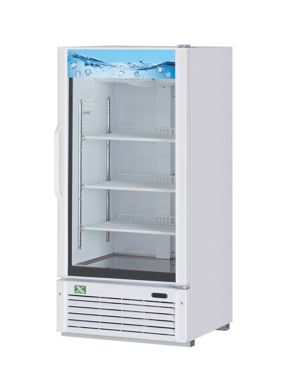 XGM-10W-N6 - 1 Door Glass Door Merchandiser- White