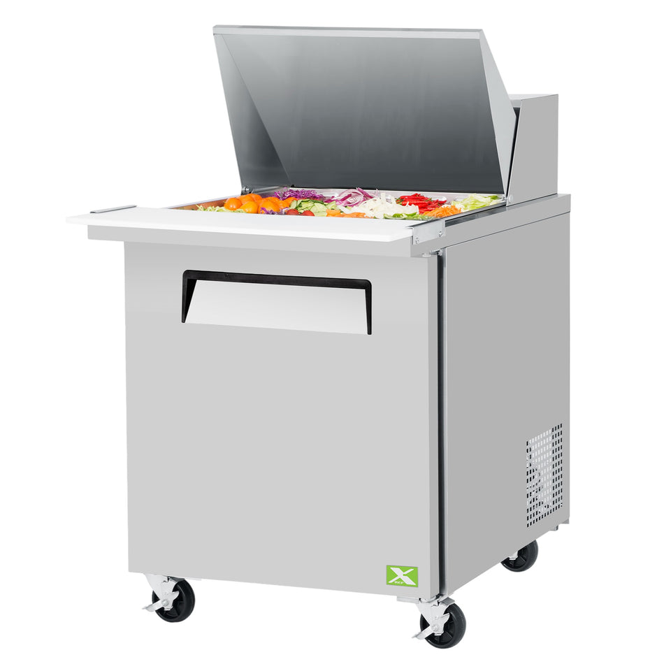 XST-28-12-N6 - 1 Door Food Prep Table - Mega Top