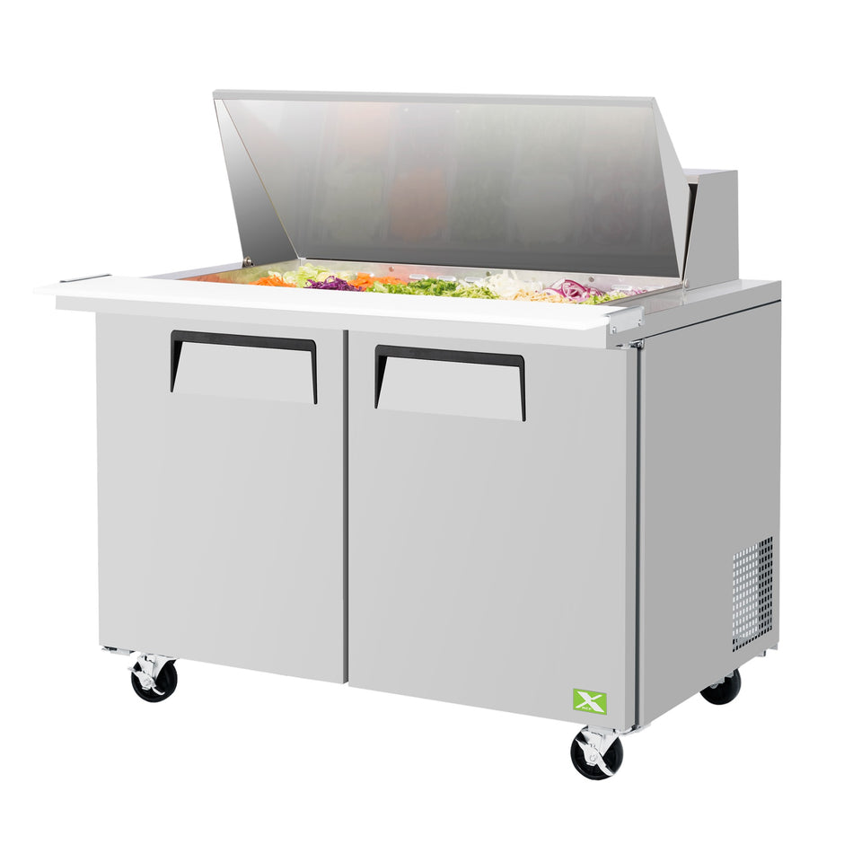 XST-48-18-N - 2 Door Food Prep Table - Mega Top