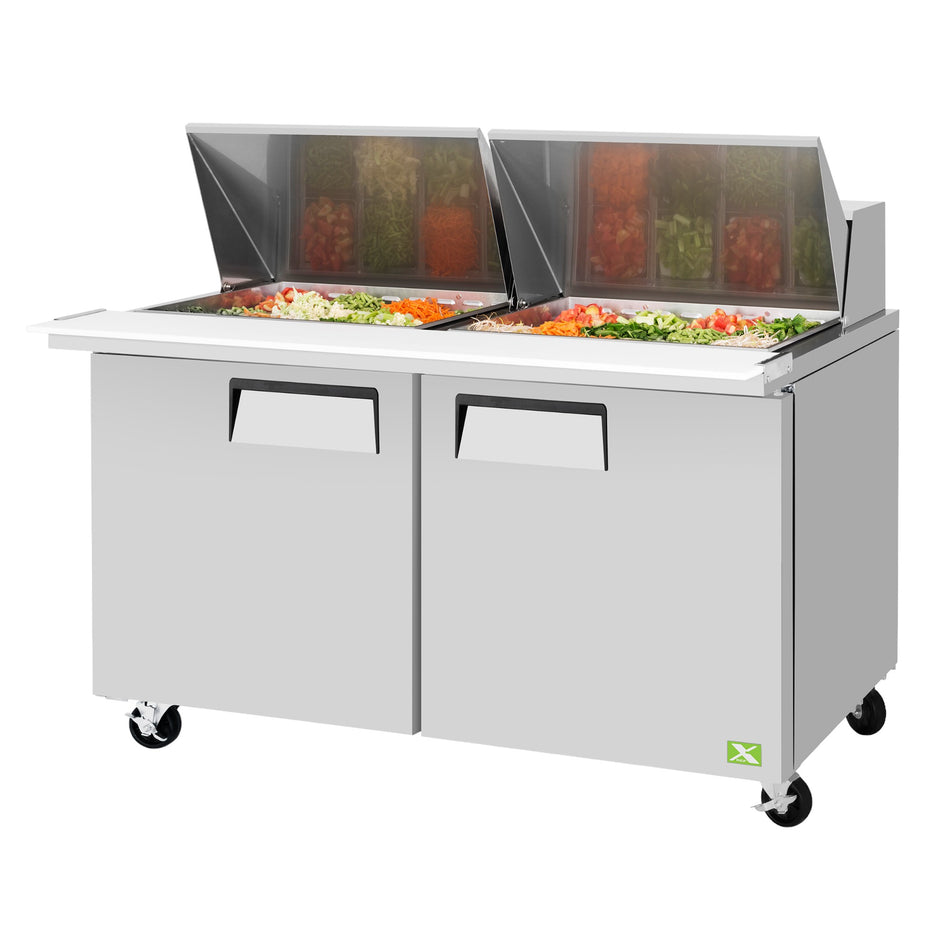 XST-60-24-N - 2 Door Food Prep Table - Mega Top