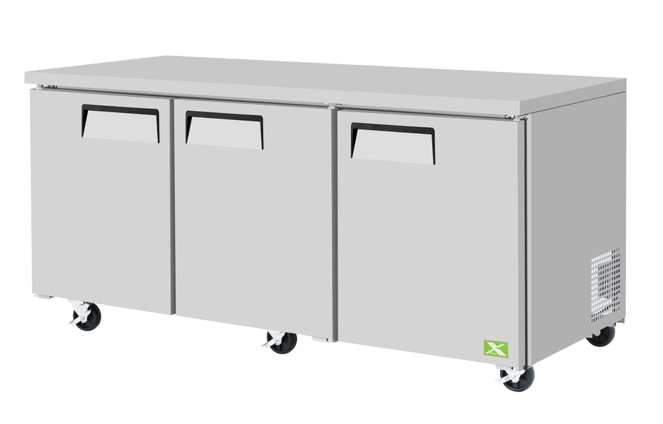 XUR-72-N - 3 Door Undercounter Refrigerator
