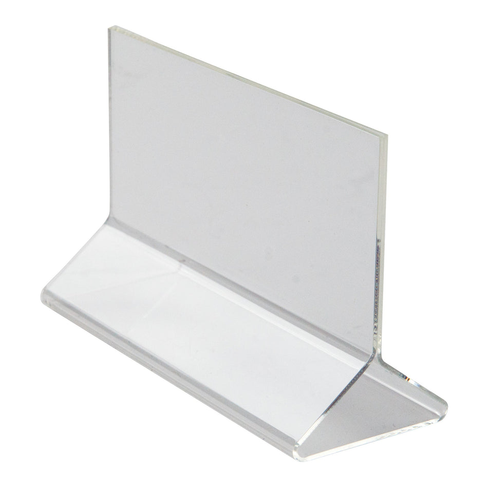 ATCH-53 Double-Sided Clear Acrylic Menu Stand - 5-1/2″ x 3-1/2″