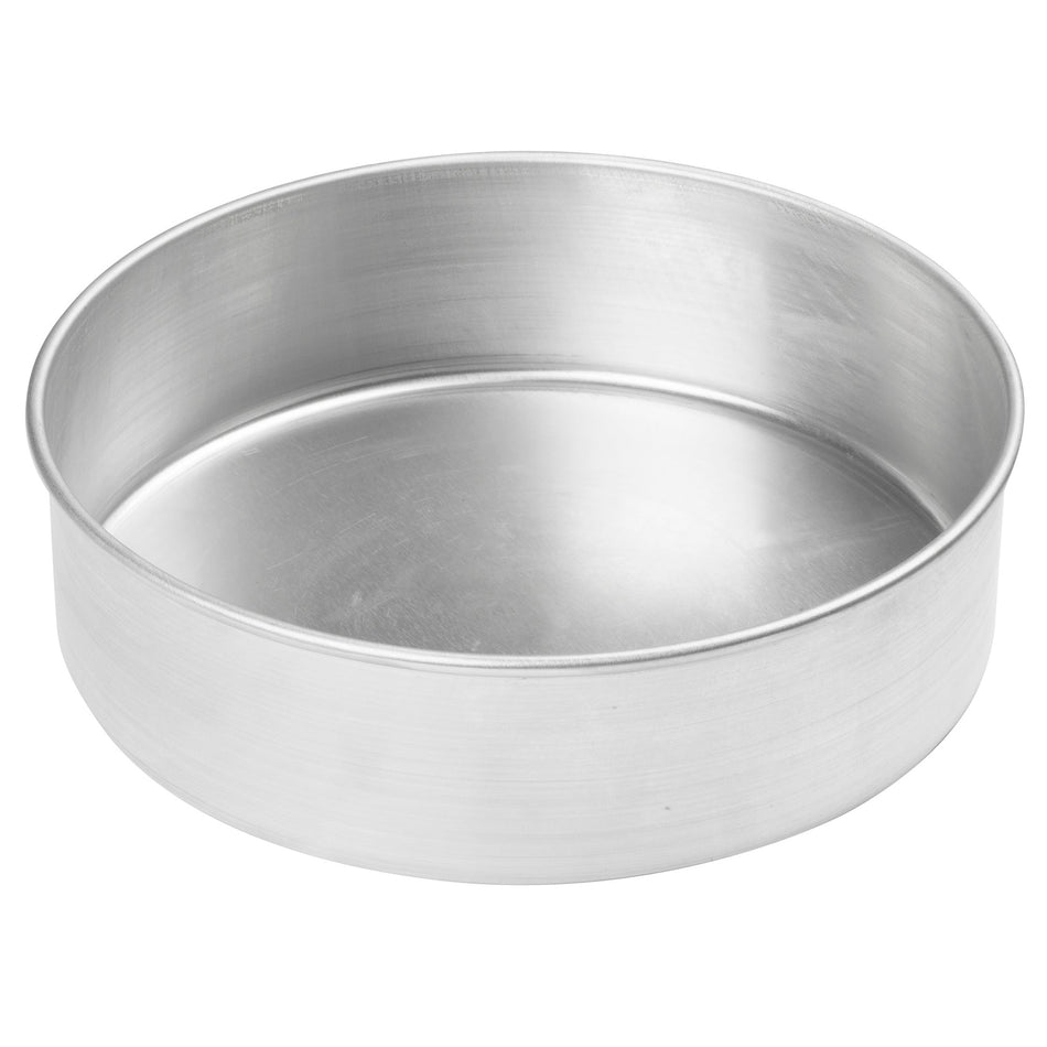 ACP-103 Round Layer Cake Pan, Aluminum - 10″ Dia x 3″ H