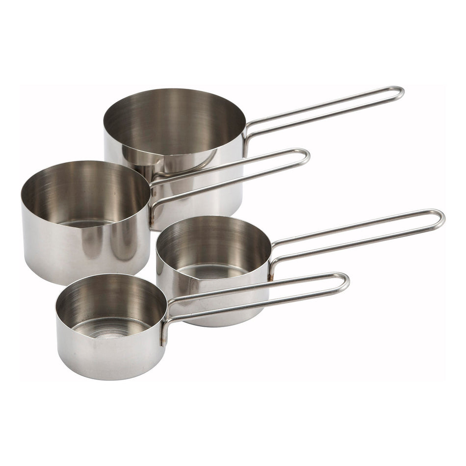 MCP-4P Measuring Cup Set, 4pcs, Wire Handle, stainless steel