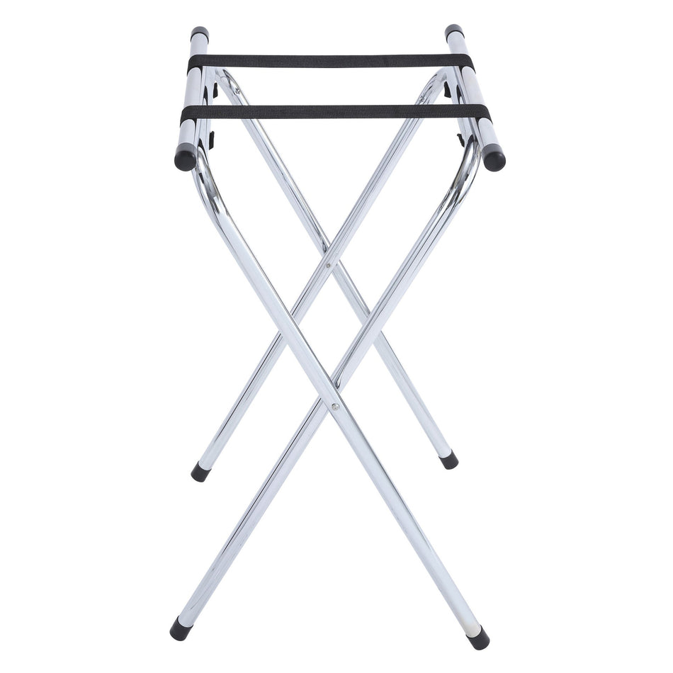 TSY-1A Folding Tray Stand, 31″H, Chrome Steel