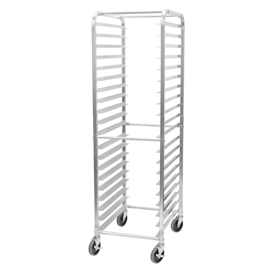 ALRK-20R 20-Tier Economy End-Load Sheet Pan Rack with Brakes - 3″ Spacing