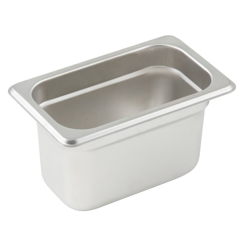SPJM-904 Anti-Jam Steam Pan, 24 Gauge Stainless Steel 1/9, 4″