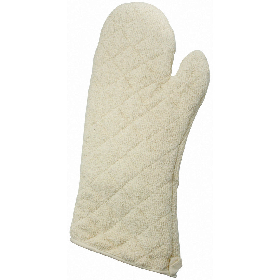 OMT-17 Oven Mitt, Terry Cloth, Silicone Lining - 17″