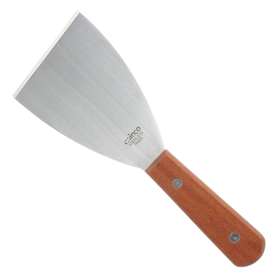 TN526 Scraper, Wooden Handle, 4-1/2″ x 3-1/8″ Blade