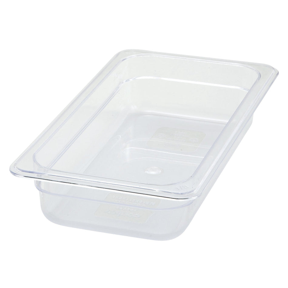 SP7302 Polycarbonate Food Pan, 1/3 Size - 2-1/2″