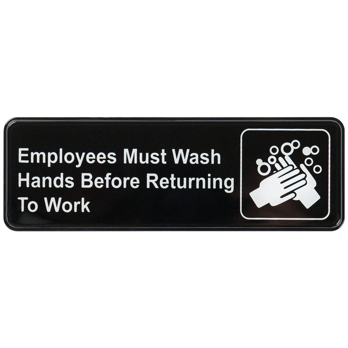 SGN-322 Employees Must Wash Hands Before Returning to Work