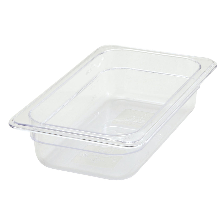 SP7402 Polycarbonate Food Pan, 1/4 Size - 2-1/2″