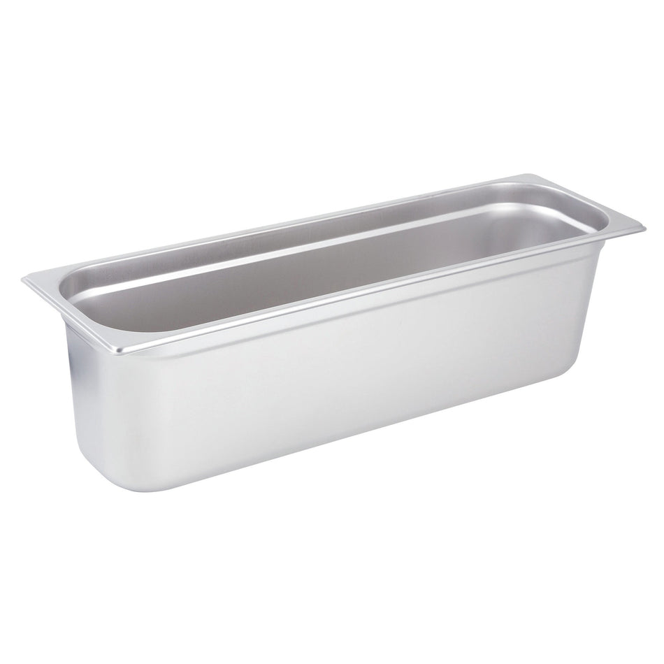 SPJL-6HL Anti-Jam Half Long Steam Pan, 25 Gauge Stainless Steel 6″