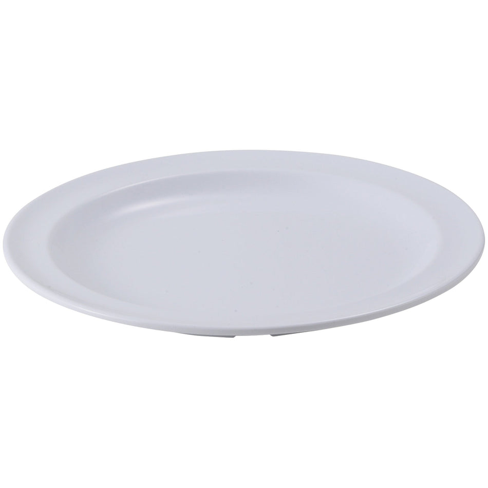 MMPR-8W Melamine 8″ Round Plates - White