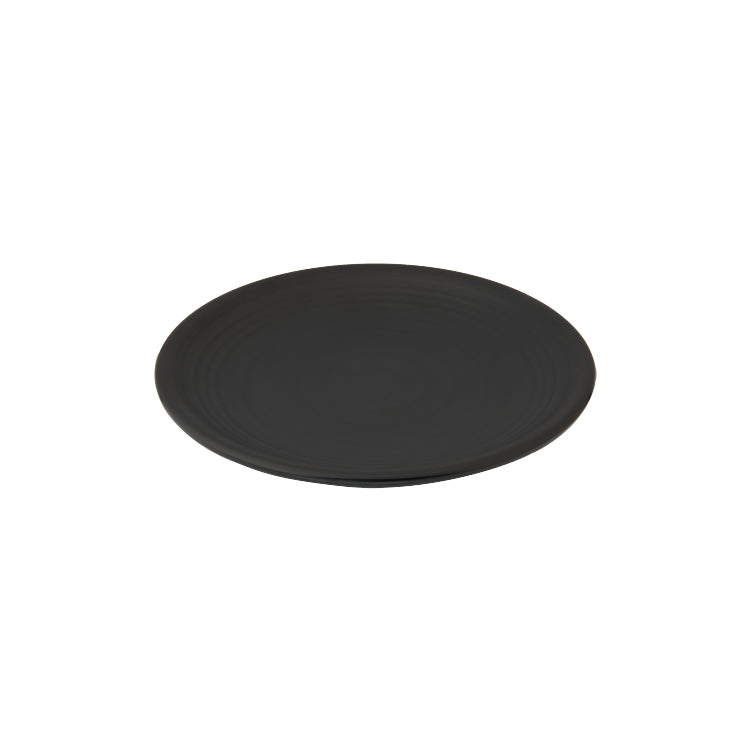 Black Round Plate 9