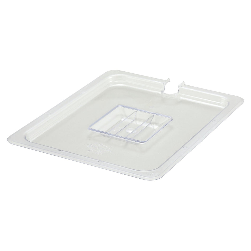 SP7200C Polycarbonate Food Pan Cover, Slotted - Half (1/2)