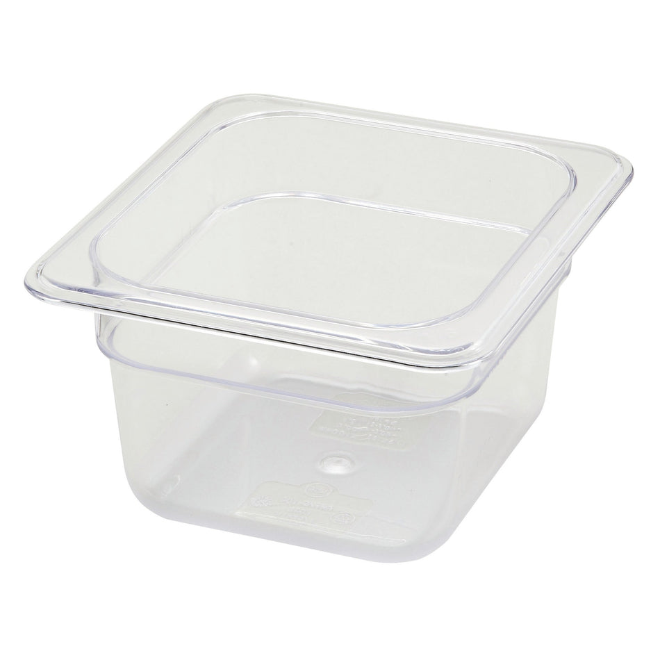 SP7604 Polycarbonate Food Pan, 1/6 Size - 3-1/2″