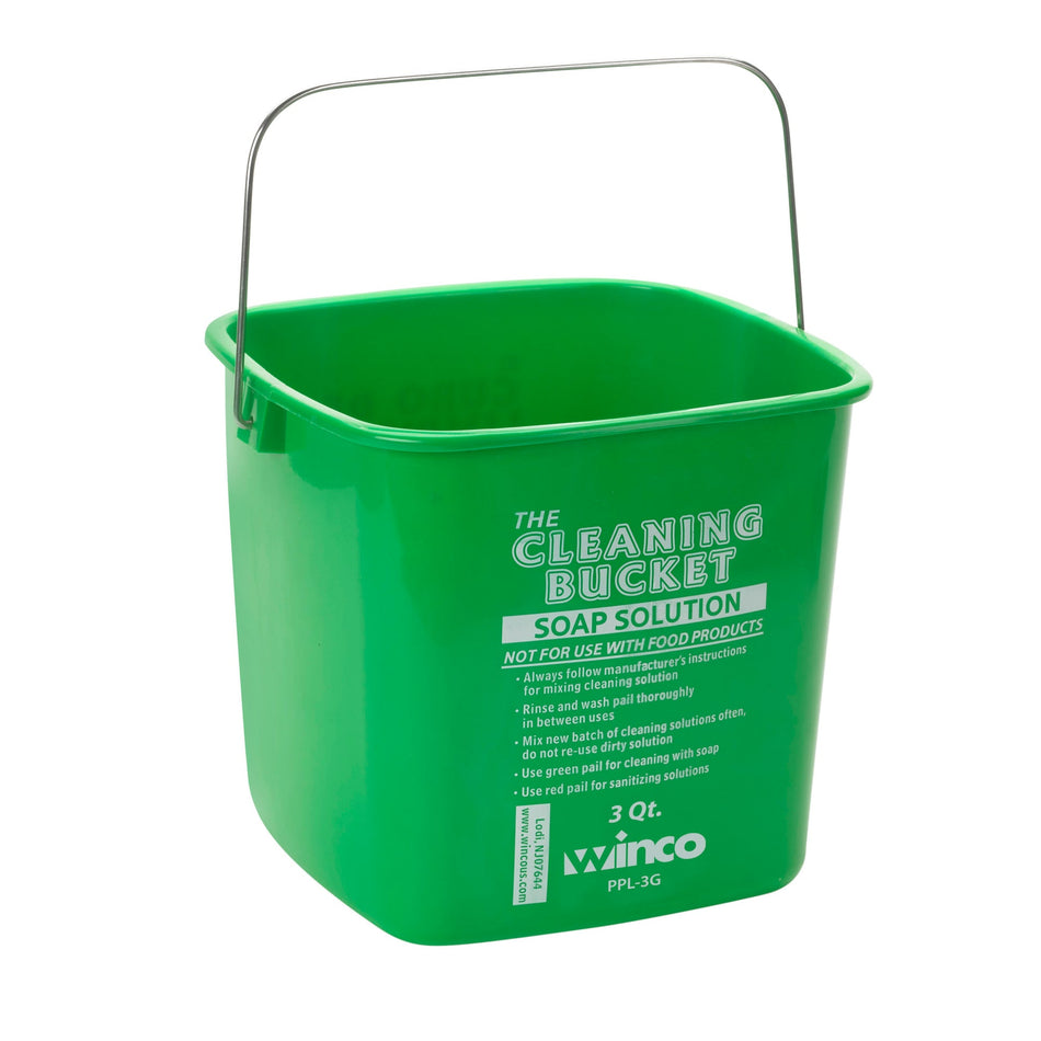 PPL-3G Cleaning Bucket - Green Soap, 3 Quart