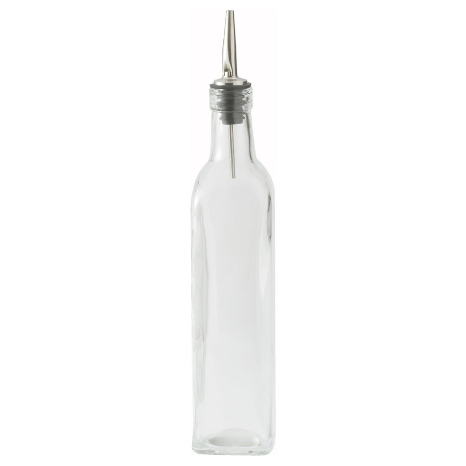 GOB-16 Oil/Vinegar Cruet with Pourer - 16 oz