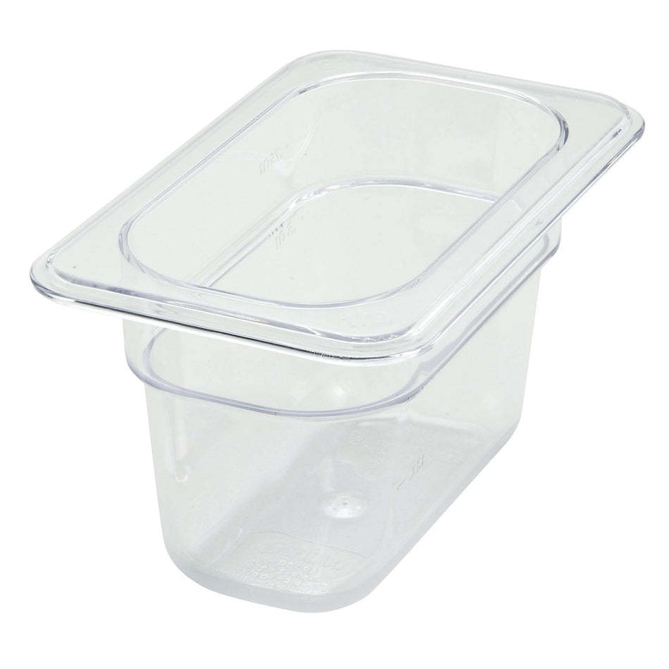 SP7904 Polycarbonate Food Pan, 1/9 Size - 3-1/2″